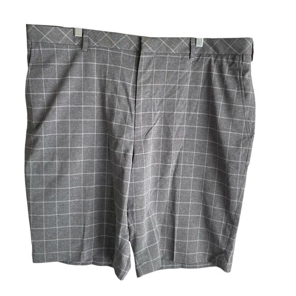 Walter Hagen Shorts Mens 40 Performance Golf Grip Waist Flat Front 10" Inseam - Picture 1 of 8